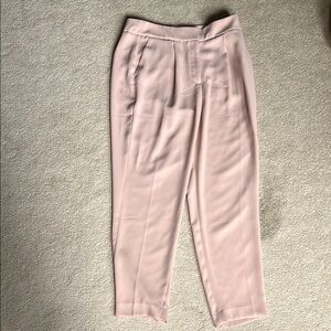 Express Pink Slim Fit Trousers
